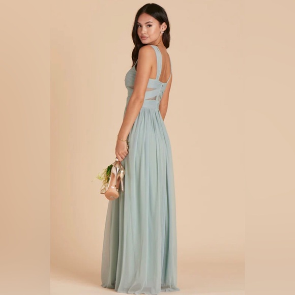 Birdy Grey ELSYE DRESS MESH SAGE XL EXTRA LARGE NEW NWT WEDDING BRIDESMAID - Picture 2 of 3